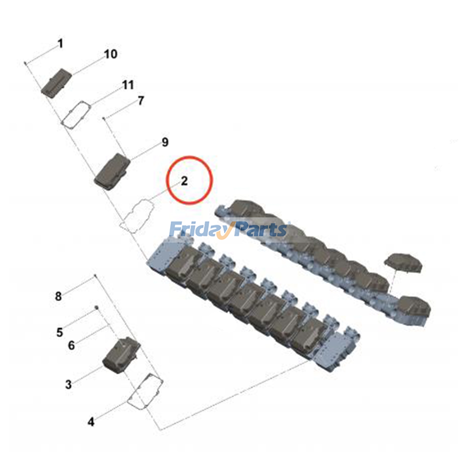 FridayParts Valve Cover Gasket