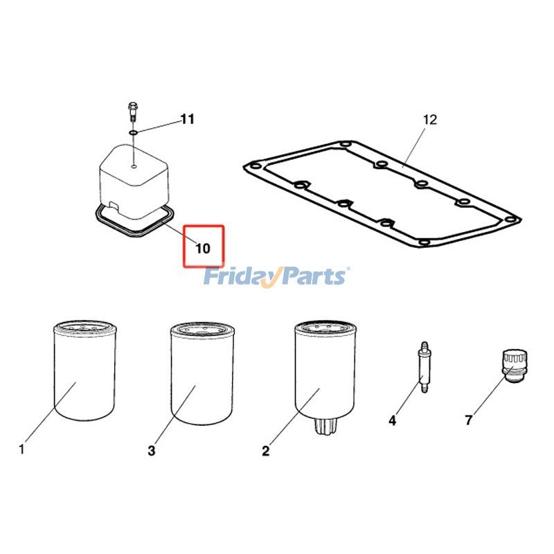 Valve Cover Gasket Vibratory Roller for Compactor,Engine