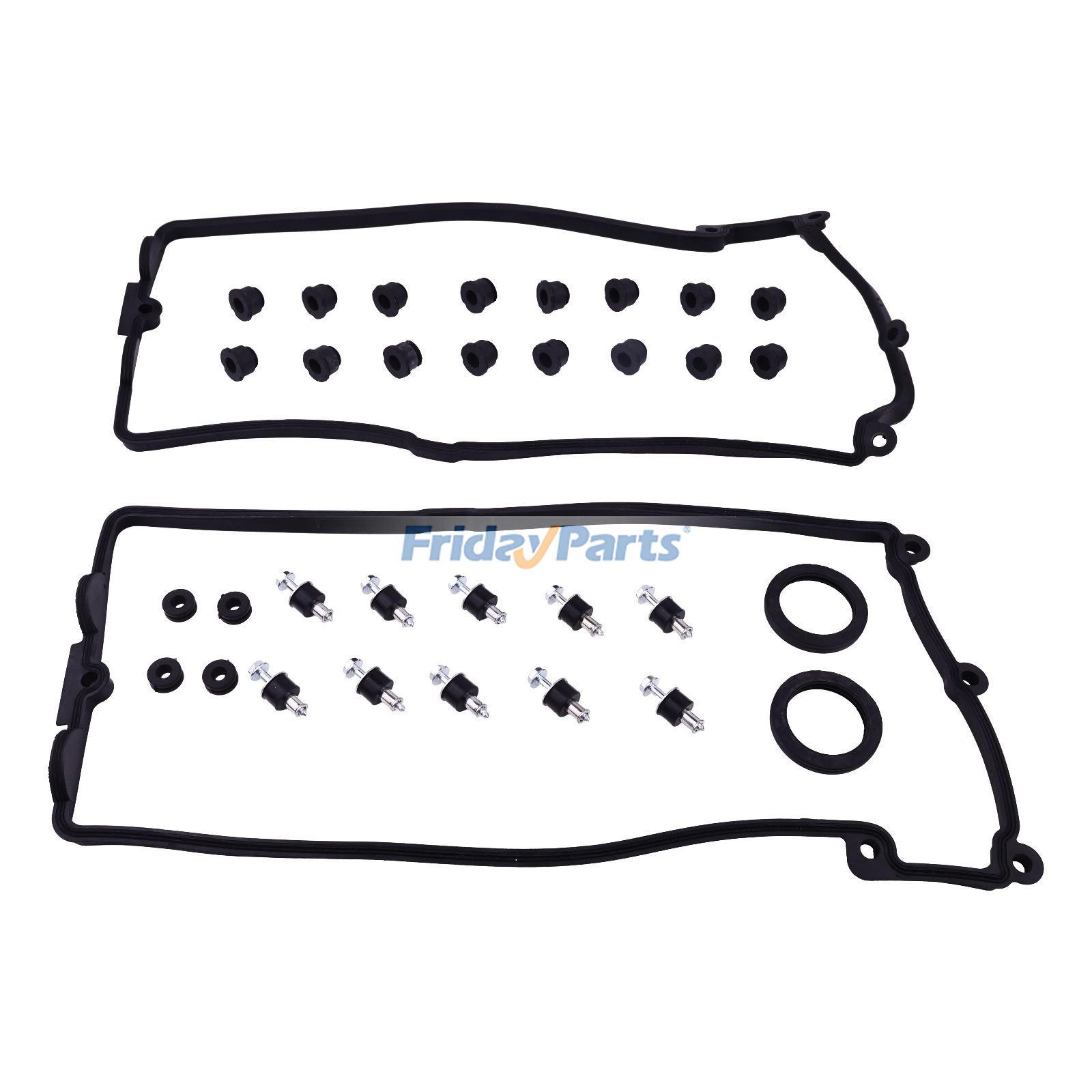 Kit de junta y sello de tapa de válvulas 11127513194 para BMW 745Li 750i 645Ci 550i 650i 545i X5 Alpina B7 2002-2010 4.4L 4.8L de FridayParts