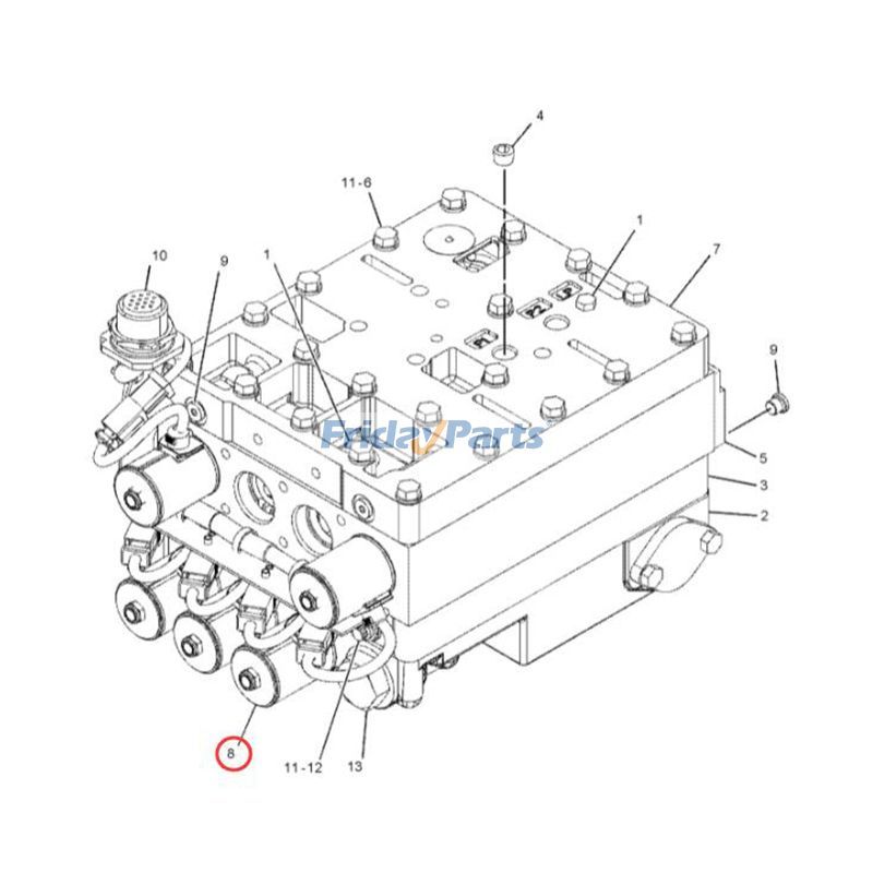 Valve Group-Solenoiderpillar CAT for Engine