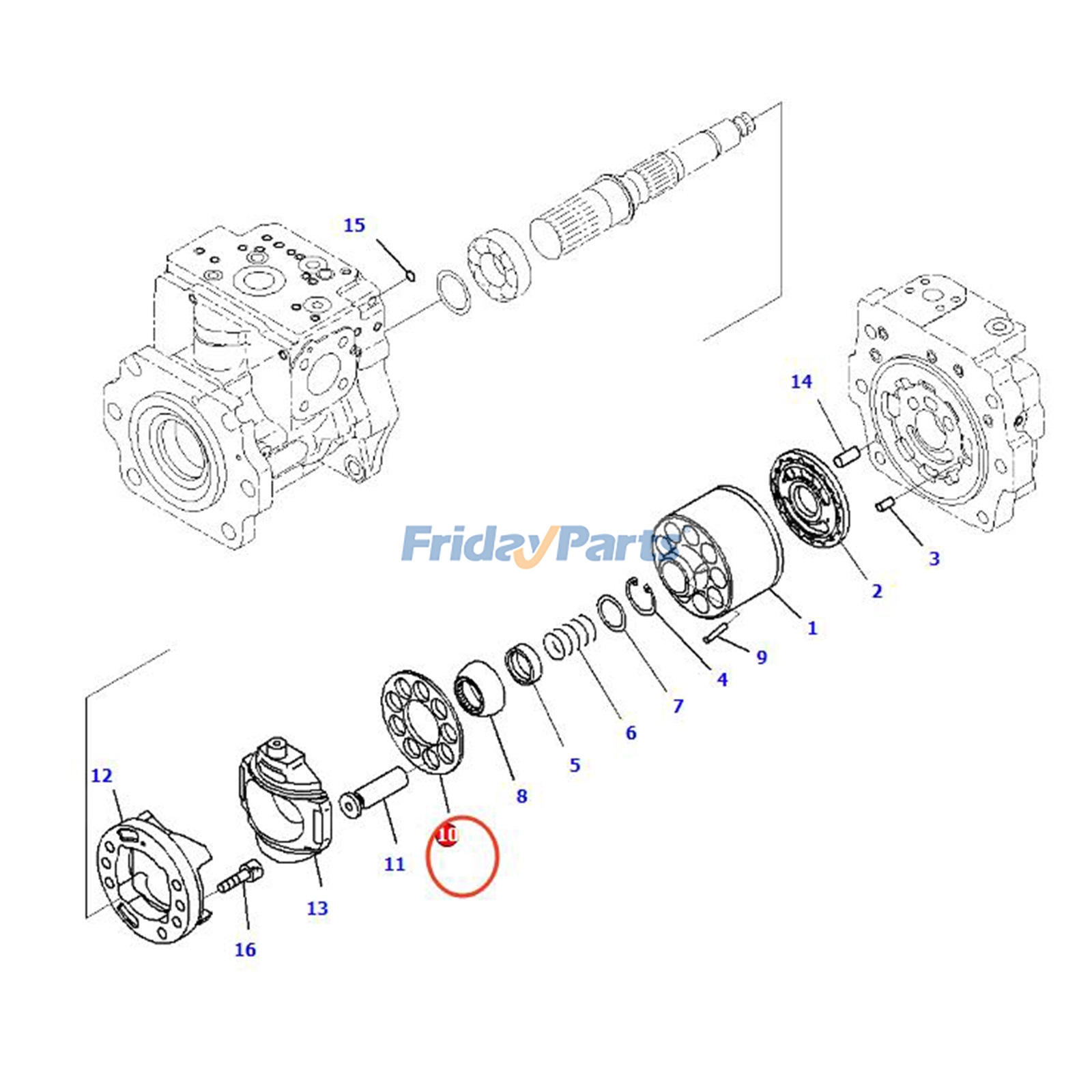 Valve Plate for Dozer,Loader