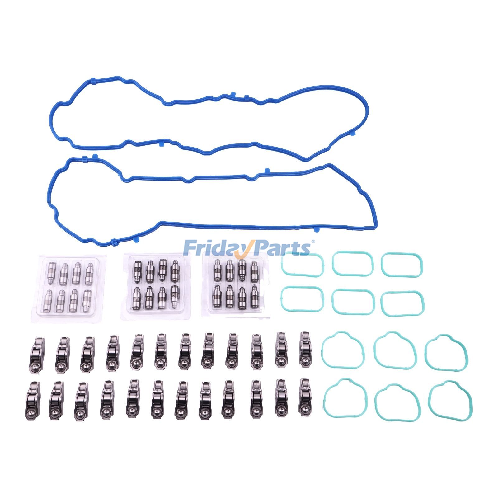 Valve Rocker Arm & Lifter Kit with Gasket 5184331AC for 2011-2019 Dodge Chrysler Jeep Ram 3.6L Pentastar V6