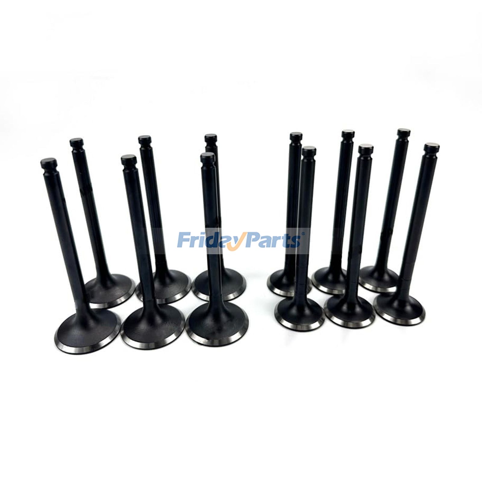 Válvula de admisión y escape (12 piezas) 3142A171 T423393 para motor Caterpillar CAT C7.1 Perkins serie 1100