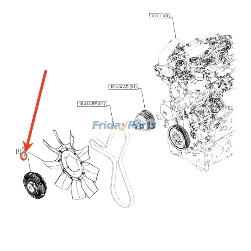 Viscous Fan Clutch for Tractor