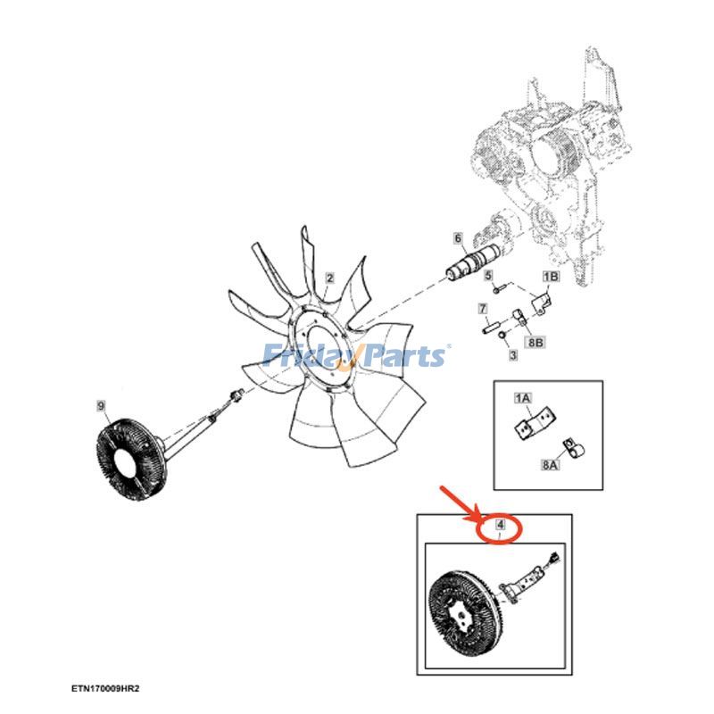 Viscous Fan Drive for Engine,Tractor