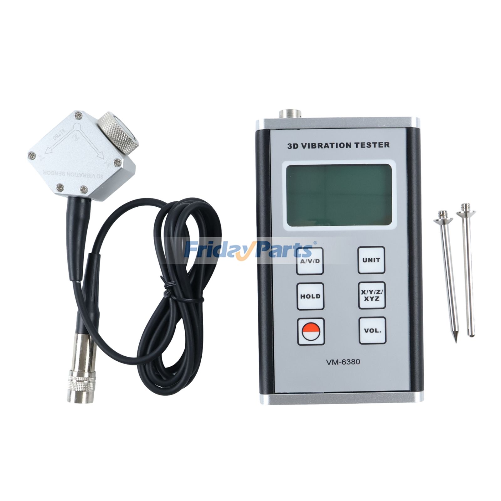 Testeur de vibrations numériques 3D à 3 axespour Autres