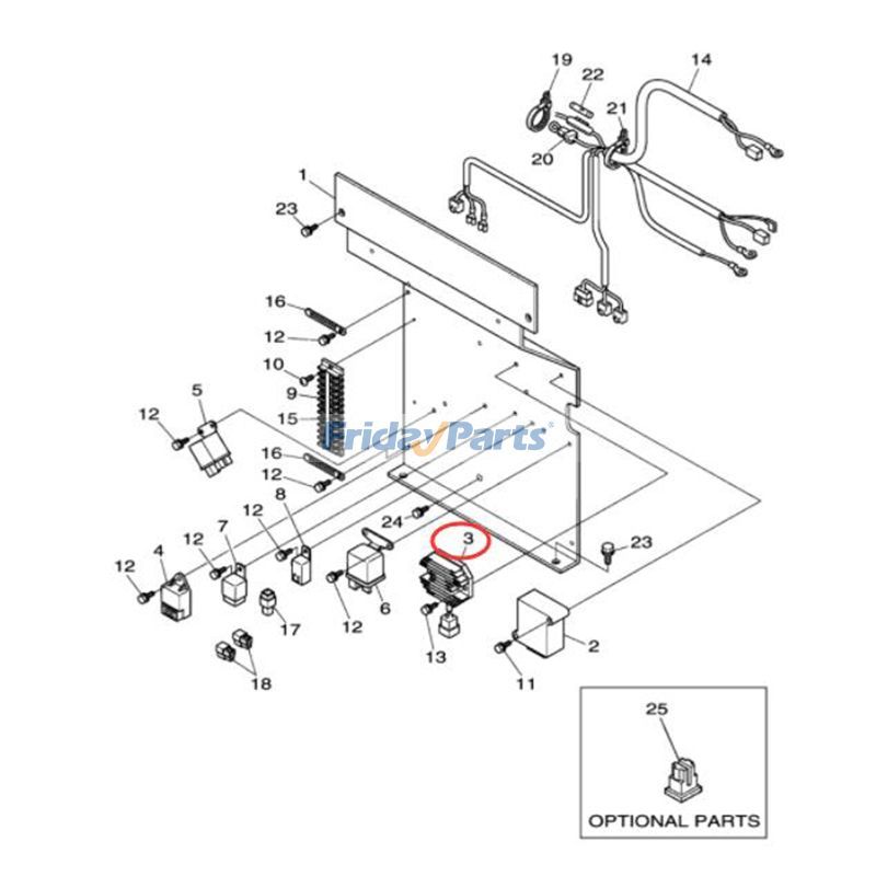 Régulateur de tension redresseur de FridayParts