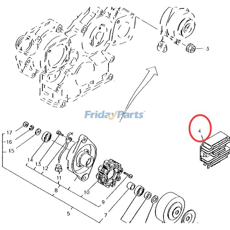 Parte para Cortacésped,Tractor