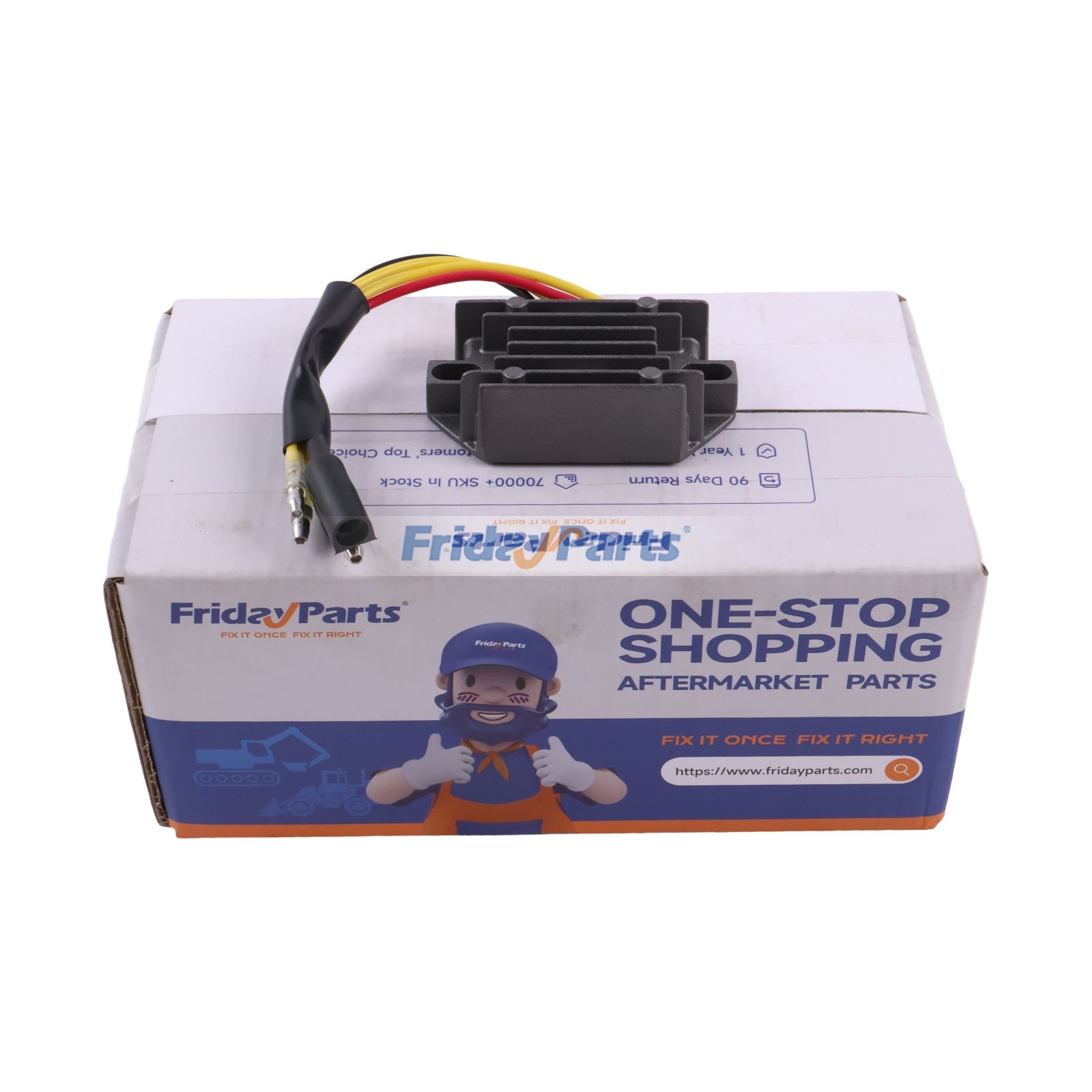 Régulateur de tension 66611-55252 H6620-55200 H6720-55200 pour tracteur Kubota B1400 B1402 B1500 B1502 B5000 B5001 B60001 B7000 B7001