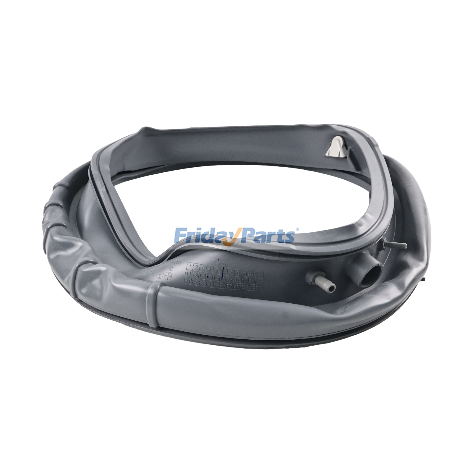 Junta de diafragma para la puerta de la lavadora DC97-16140N para Samsung WF45K6500AV WF45K6500AV/A2 WF45K6500AW WF45K6500AW/A2 Para OTRA MARCA