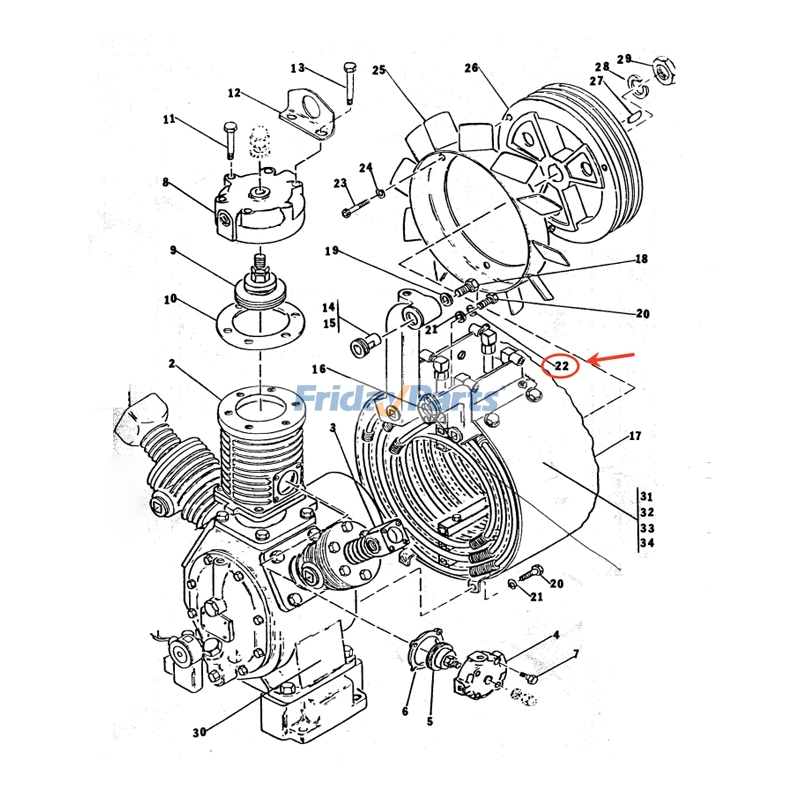 Washer Lock for Air Compressor