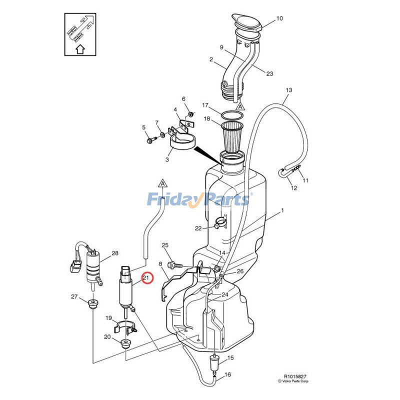 Achetez Bus de pompe de lave-glace chez FridayParts