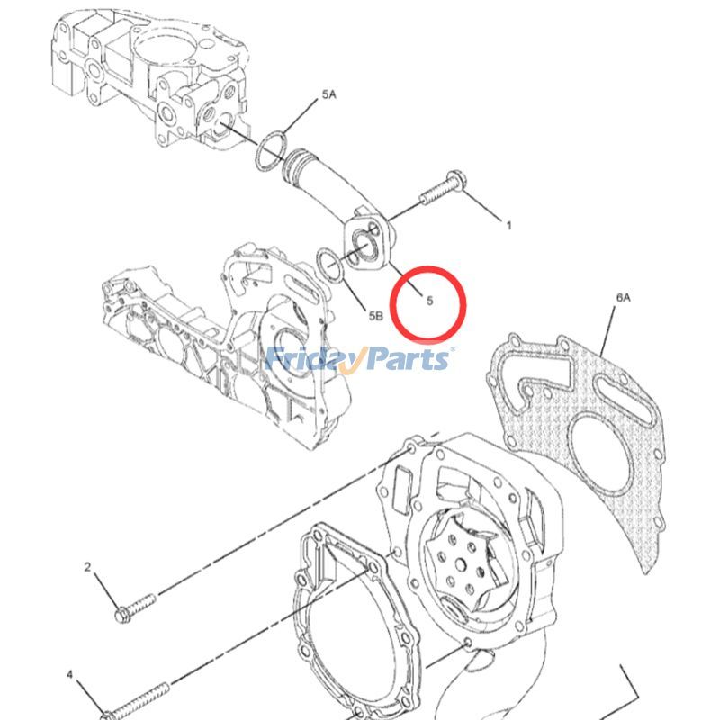 Water Connectionerpillar CAT For CAT Aerial Work Platforms,Engine,Excavator,Generator,Loader,Other Construction Equipment