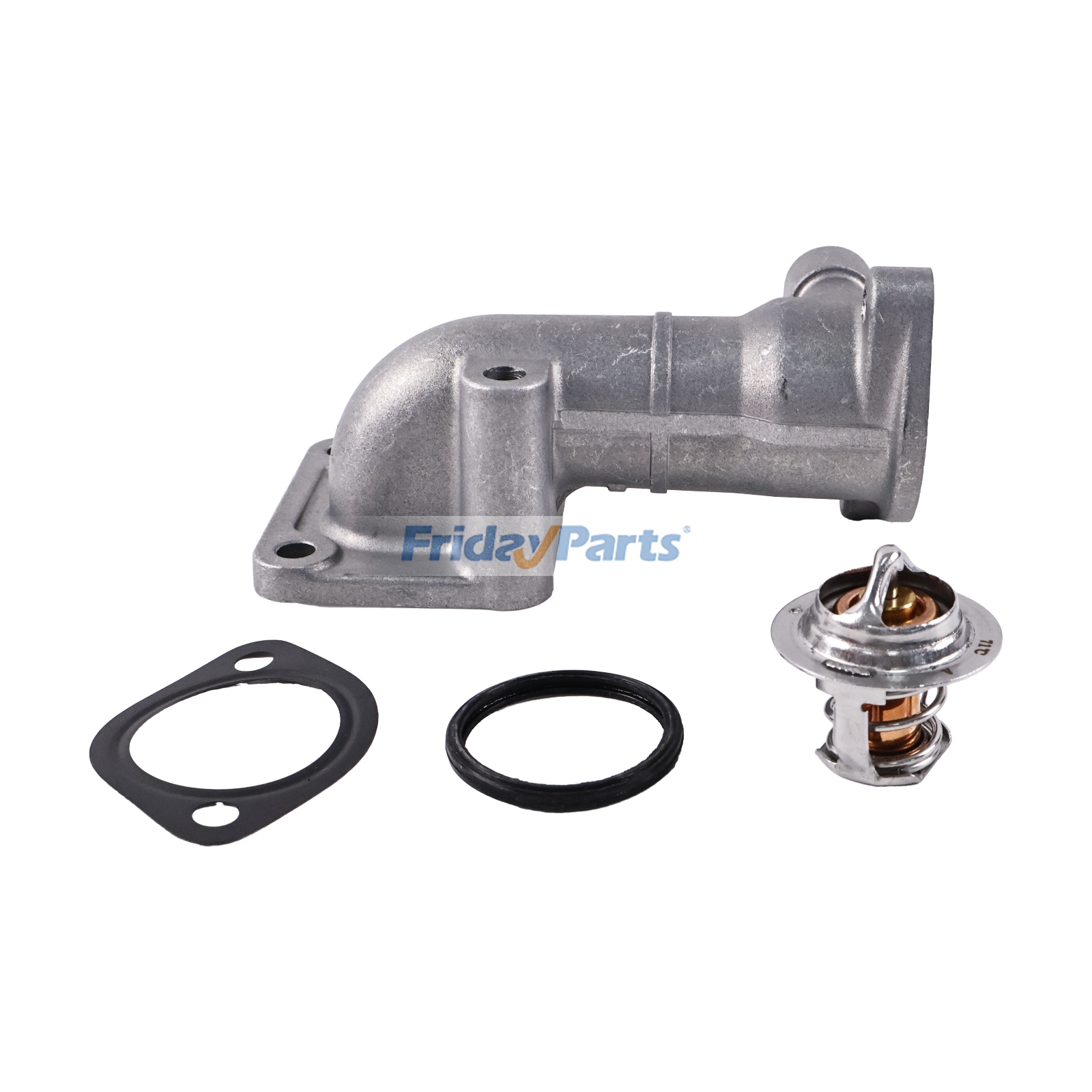  Water Flange & Thermostat With Gasket For KUBOTA