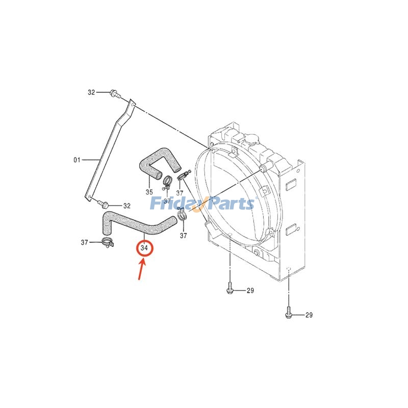 Water Hose for Excavator