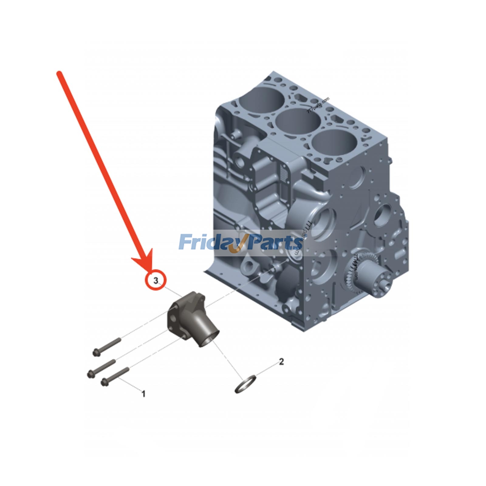 FridayParts Water Inlet Connection