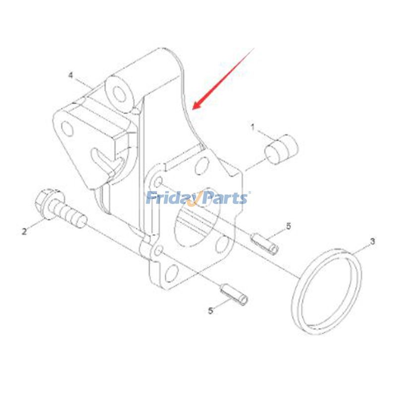 Water Inlet Connection HL760-9 for Loader