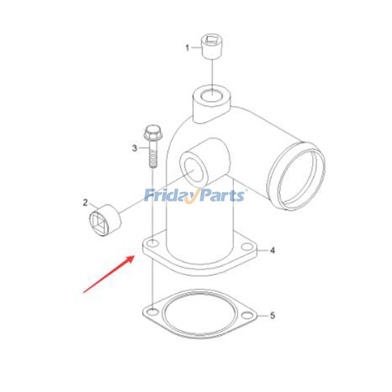 Water Inlet Tube for Loader