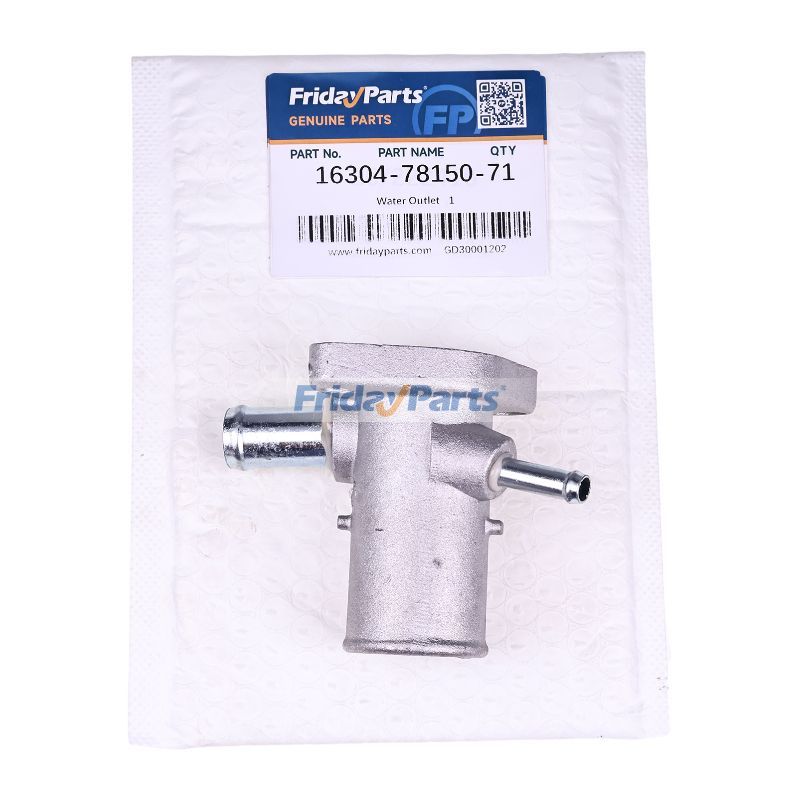 Sortie d'eau 16304-78150-71 pour chariot élévateur à moteur Toyota 4Y 02-5FG28 02-5FG30 04-5FG28 04-5FG30 5FG28 5FG30 02-5FGF30 02-5FGU30 02-6FG28