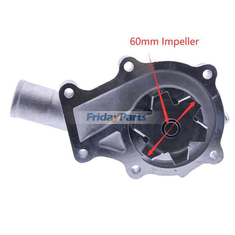 Water Pump 60mm Impeller for Loader