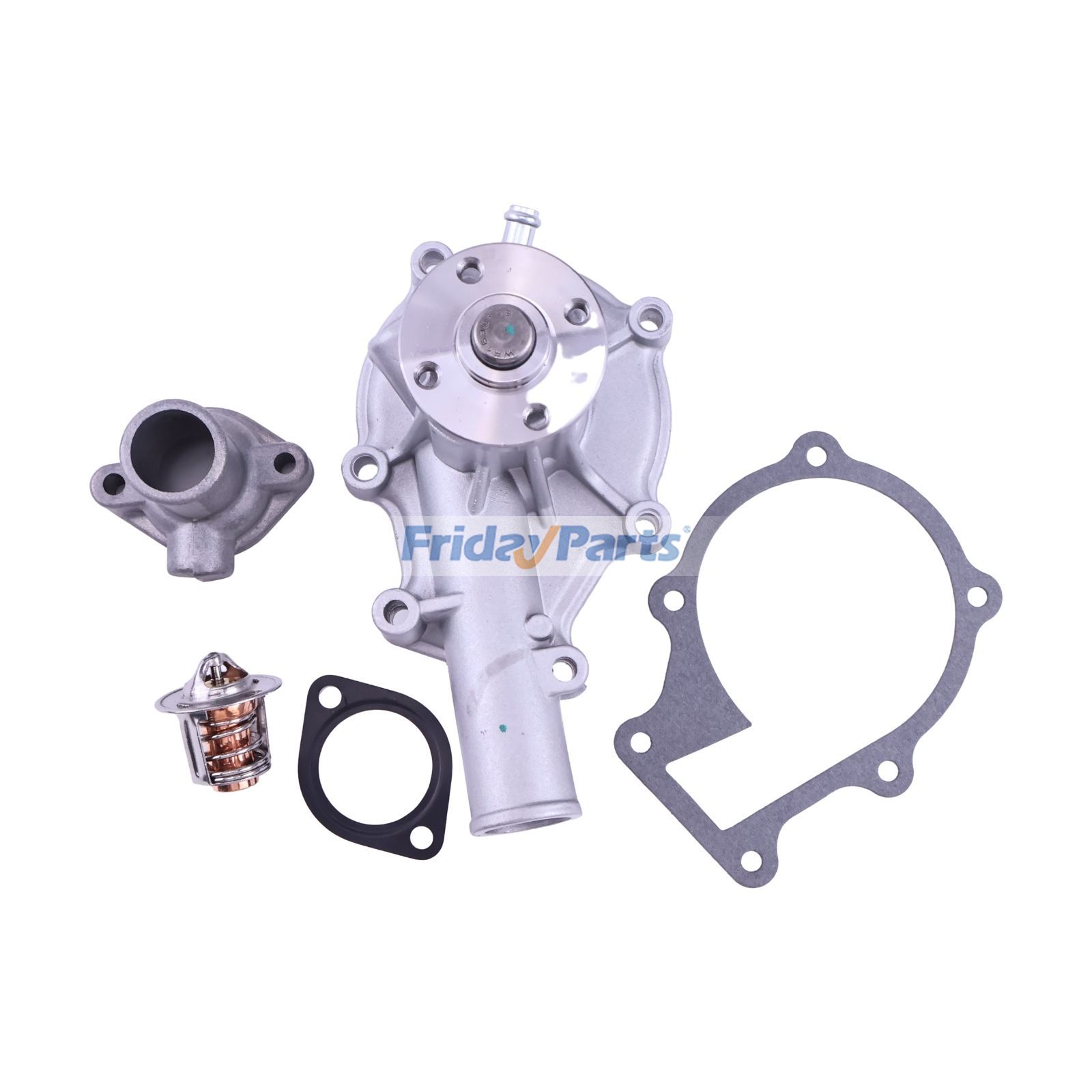 Pompe à eau 16251-73034 et thermostat avec joint 15531-73011 15531-73270 et couvercle 16271-73260 pour moteur Kubota V1505 V1305 D905 D1005 D1105pourPour KUBOTA