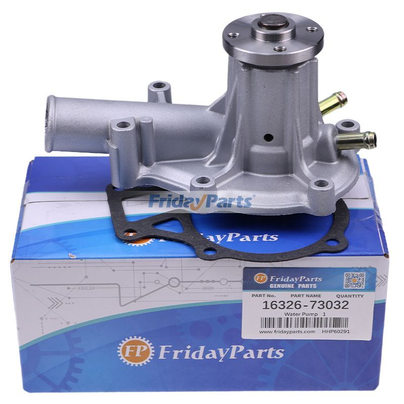 Water Pump 16326-73032 for Kubota Engine D1105 V1505 Tractor B2650HSDC B3000HSDC B3000HSDCC B3030HSDC B3030HSDCC B3350HSDC F3680 F3990 LX2610