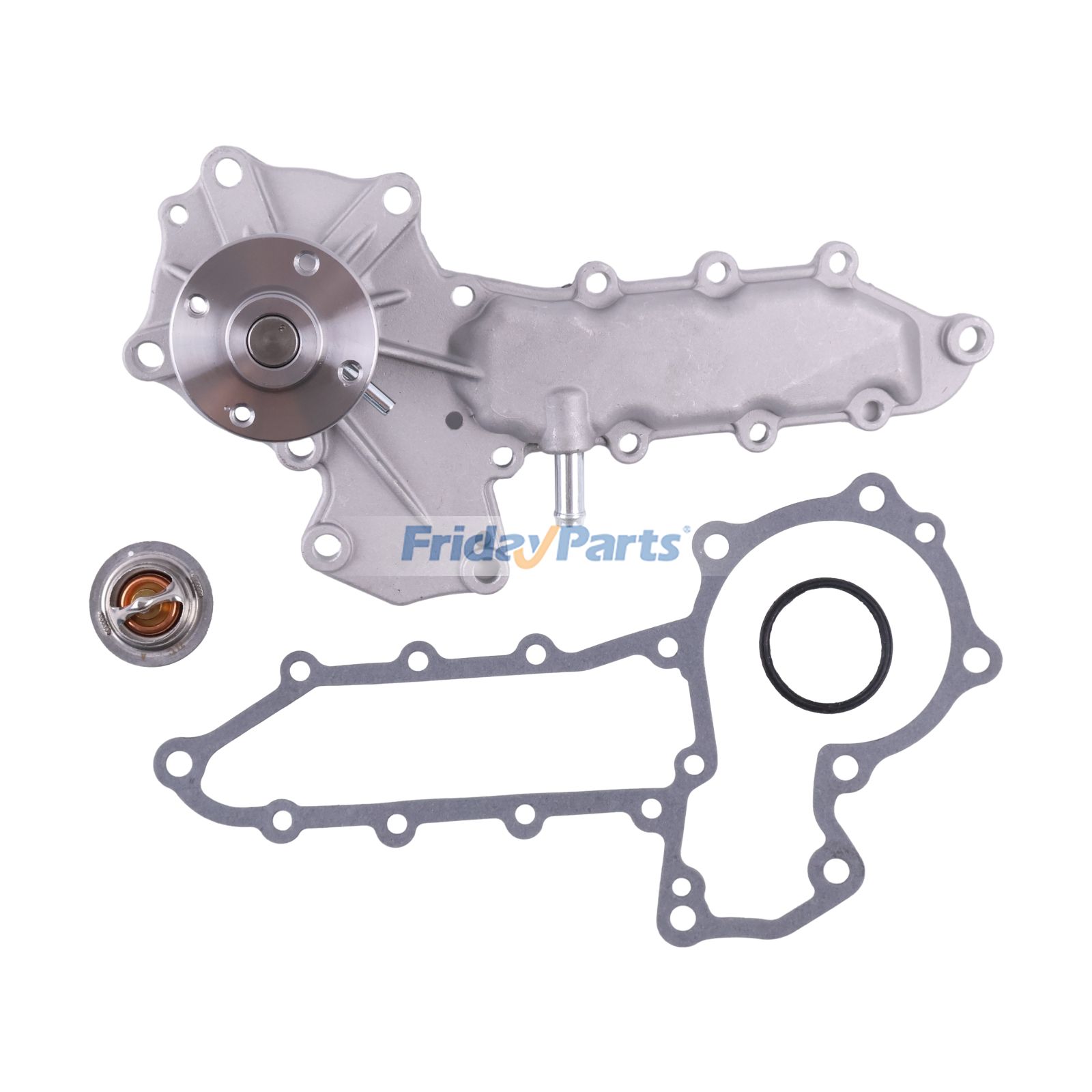 Wasserpumpe 1E017-73030 1E017-73032 & Thermostat 1G975-41000 1G970-41000 für Kubota-Motor V2003T V2203 V2003-T-2EB V2003