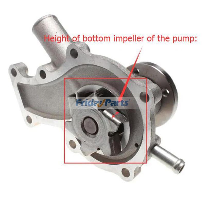 【廃盤】 yonawo / 305 Water Pump 1E051-73030 1E496-73030 for Kubota D662 Z482 Z602