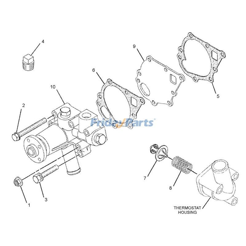 Achetez Pompe à eau sur colonne CAT chez FridayParts