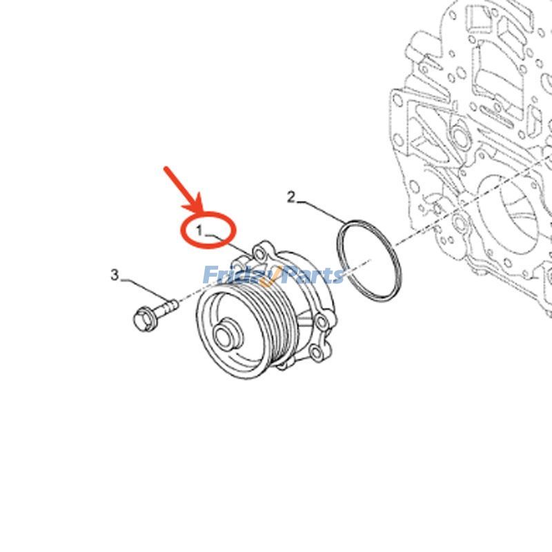 Water Pump for Harvester