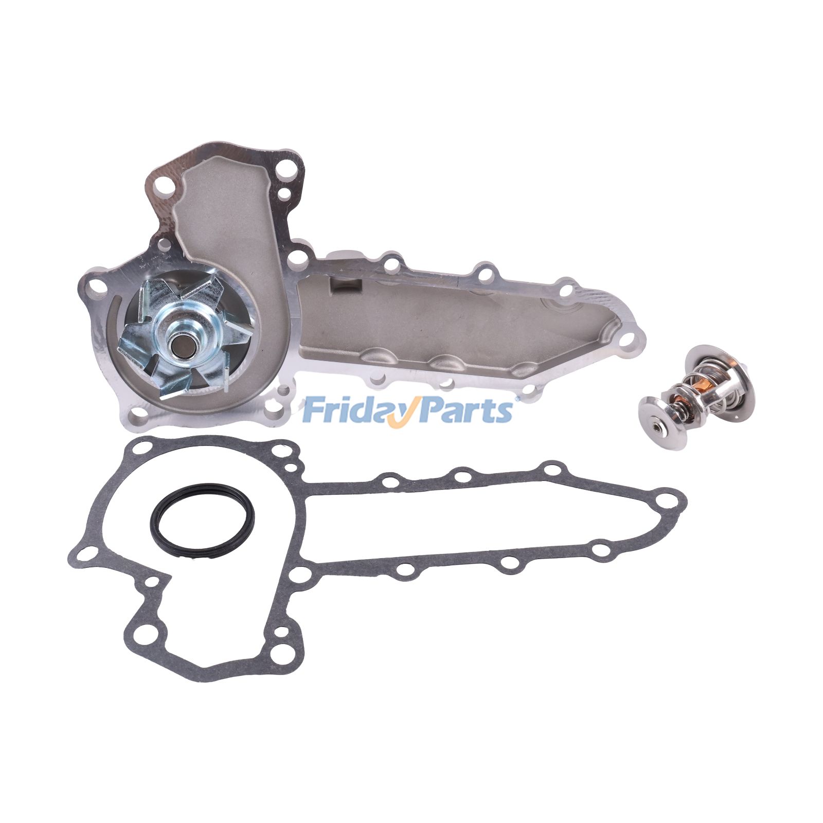 Wasserpumpe 6685105 und Thermostat 6685520 für Kubota-Motor D1703 V2203 Bobcat-Lader B300 BL370 S130 S150 S160 S175 S185 S510 S530 T110 T140