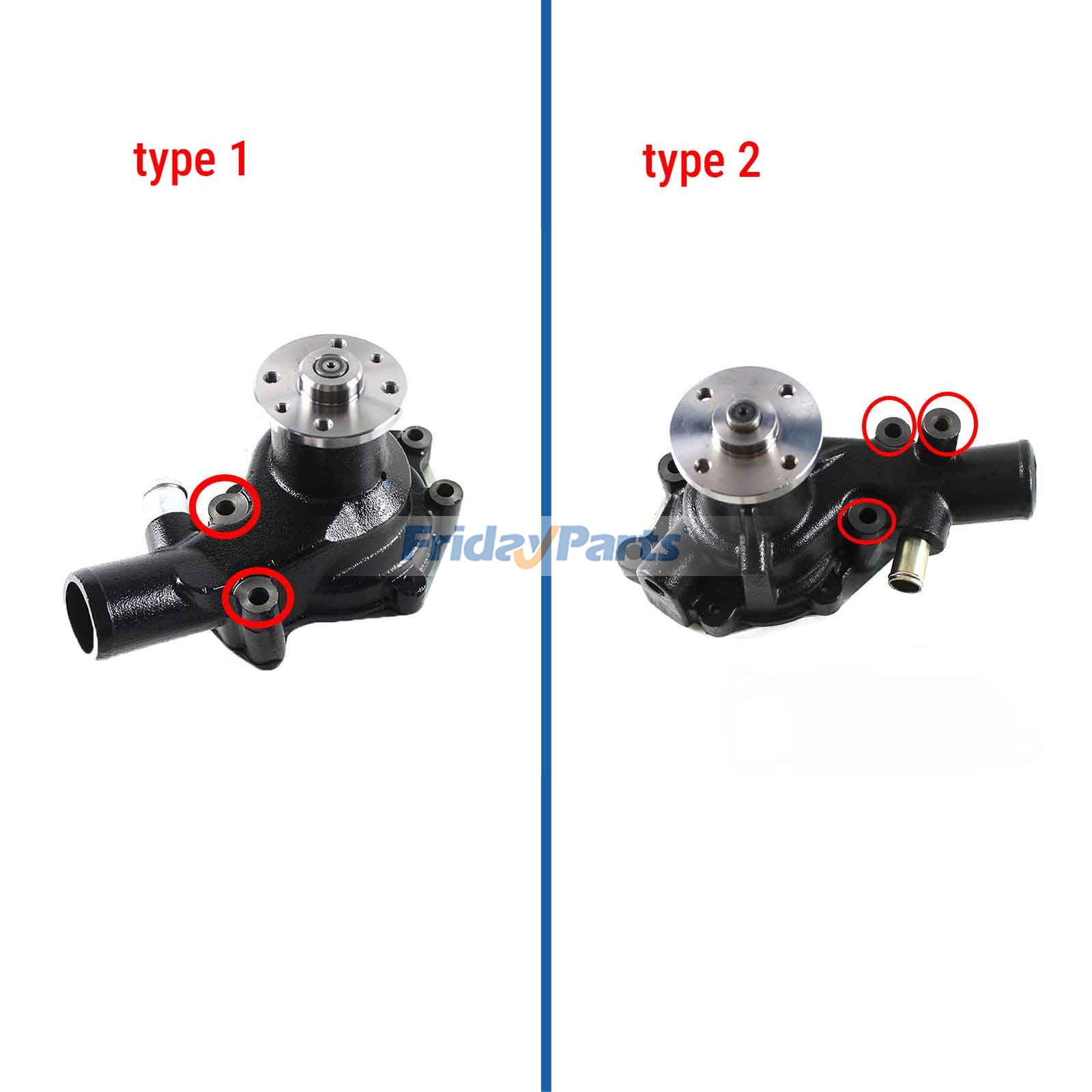 Bomba de água 8-97043-693-0 2-90146-326-1 8-97131-459-0 para motor Isuzu 4BD1 4BD2 NPR NQR GMC Chevy série W para Motor