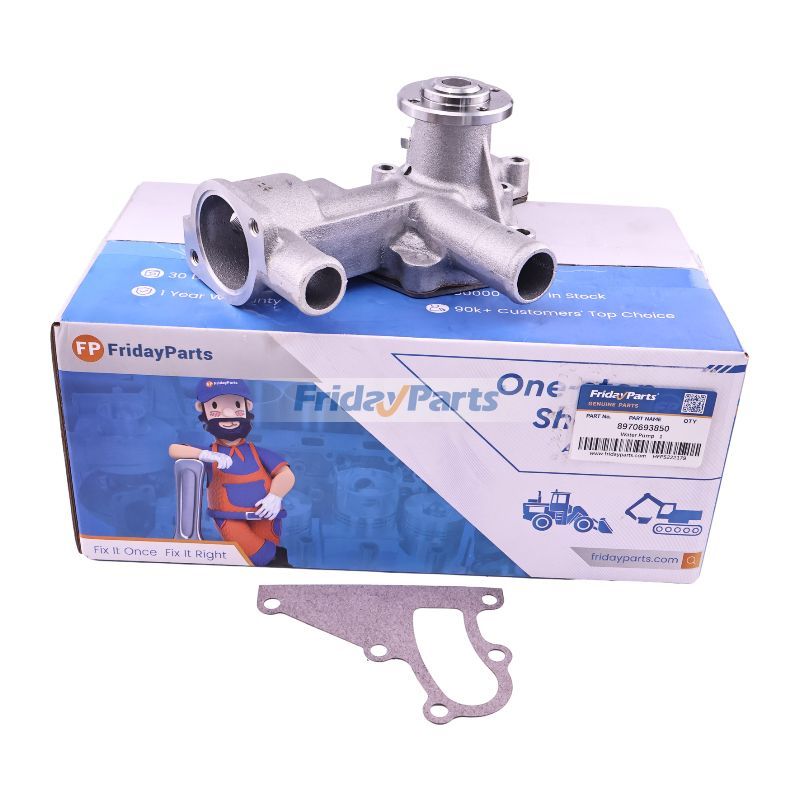 Water Pump 8970693850 for Isuzu Engine 3KC1 Hitachi Excavator EX12
