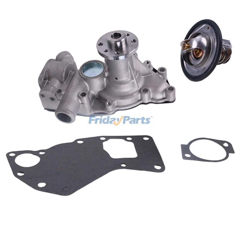 Water Pump 8981262300 With Gasket & Thermostat 8973617700 for Isuzu Engine 4LE1 4LE2 John Deere Excavator 75D 85D