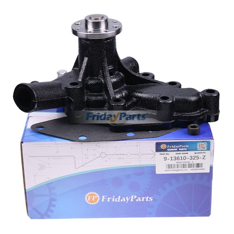 Pompe à eau avec joint 9-13610-325-Z pour moteur Isuzu C240 ​​Tcm chariot élévateur FD15 FD20 FD23 FD25 FD30 FCD15 FCD18 FCD23 Komatsu FVD23 FVD28 SD10 SD12 chariot élévateur
