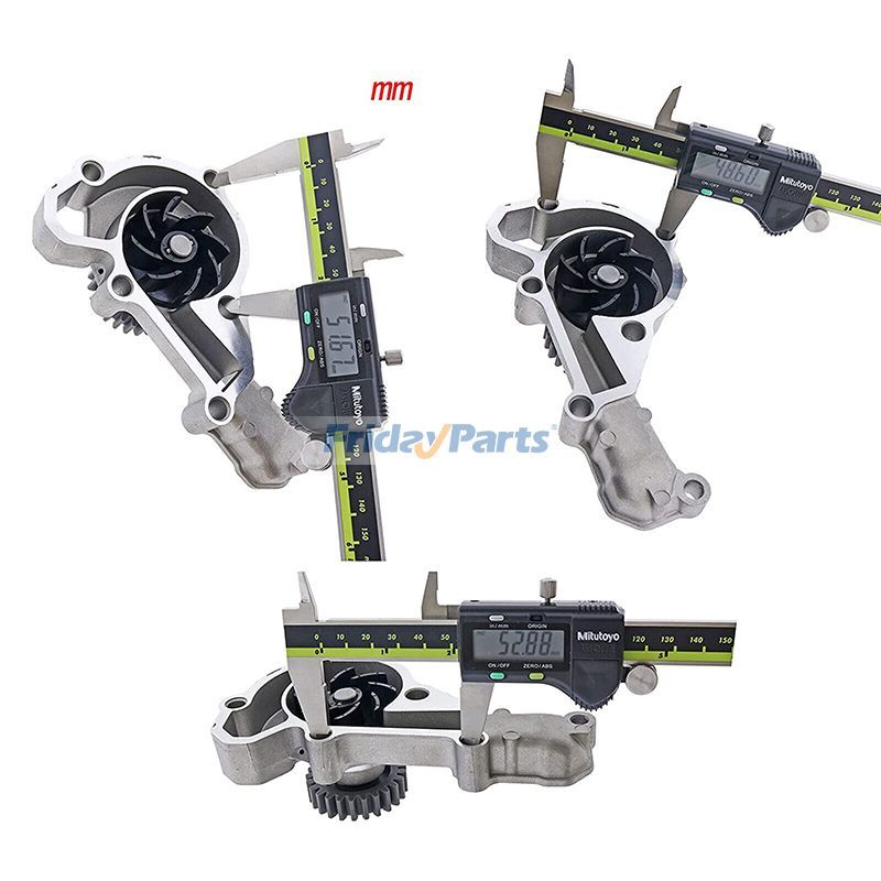 FridayParts Wasserpumpe mit Dichtungen Thermostat 325 335 345 GX345 GX325 425 445 455 F725 F911