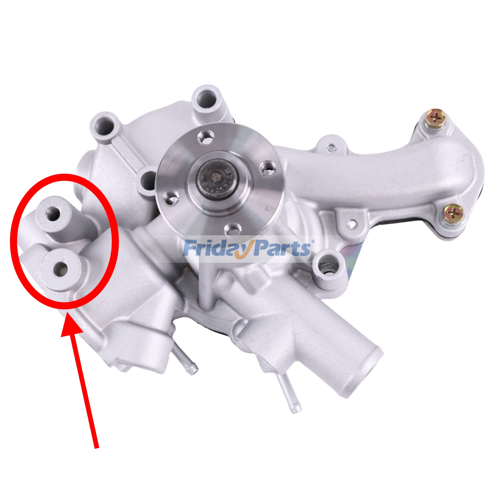 Bomba de agua AM881943 para John Deere 7400 7500 7700 8000 8500 8700 8800 1565 8400 3120 3203 3320 3520 3720 4005 4105 990 de FridayParts