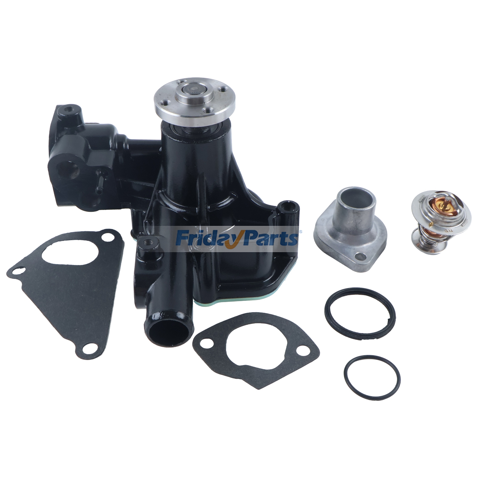 Wasserpumpe AM882090, Thermostat M811034 und Abdeckung CH15535 für John Deere Motor 3016 3013, Bagger 27D 35D 50D, Traktor 3036E 3038E, Mähwerk 3225C