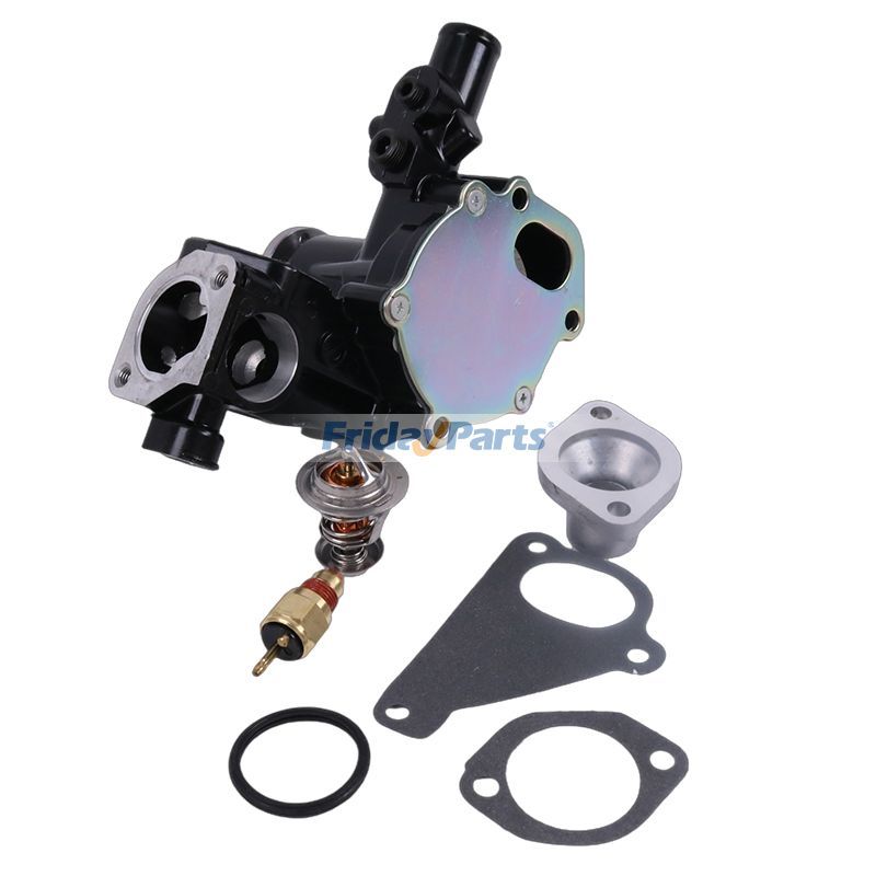 Pompe à eau AM882090 et thermostat M811034 et couvercle CH15535 et interrupteur CH15516 pour moteur John Deere 3016 3013 Excavatrice 27D 35D 50DpourPour HITACHI,Pour JOHN DEERE