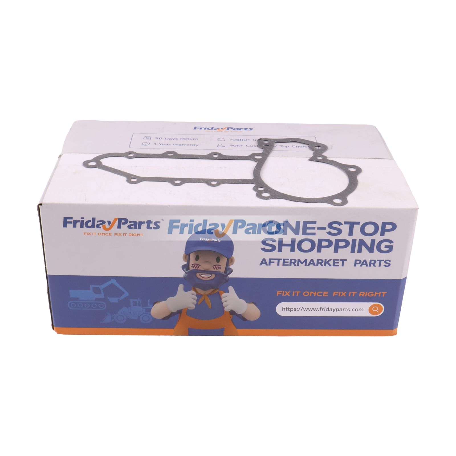 Water Pump Gasket 6666804 for Kubota Engine D1703 V1902 V1903 V2003T V2203 Bobcat B300 BL370 BL475 BL570 BL575 225 231 325 328 763 773 T190