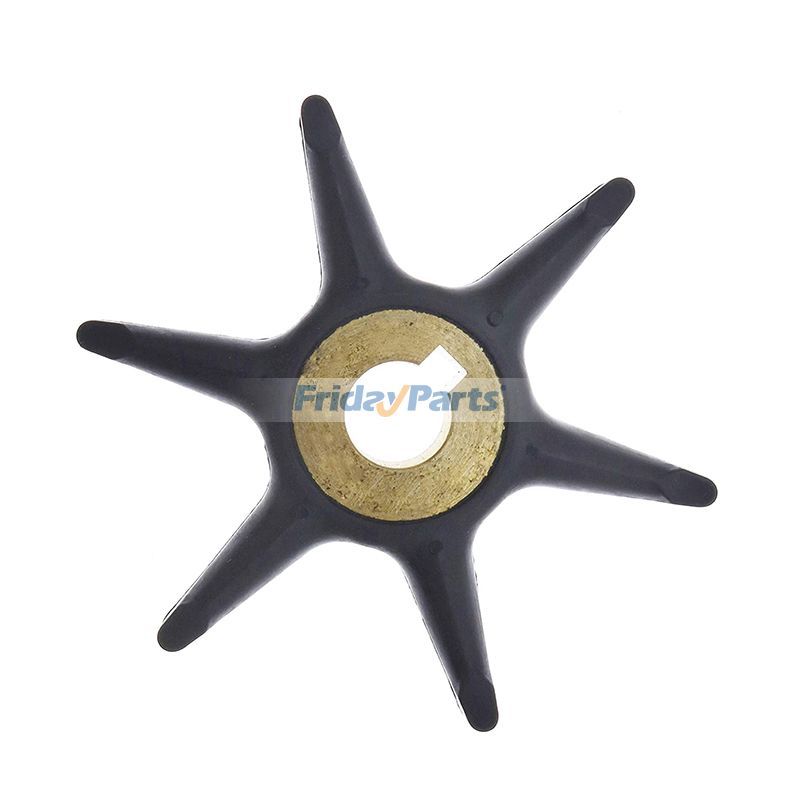 Turbine de pompe à eau 277181 pour moteurs hors-bord 2 temps Johnson Evinrude BRP OMC 3HP 4HP 5HP 5.5HP 6HP 7.5HP