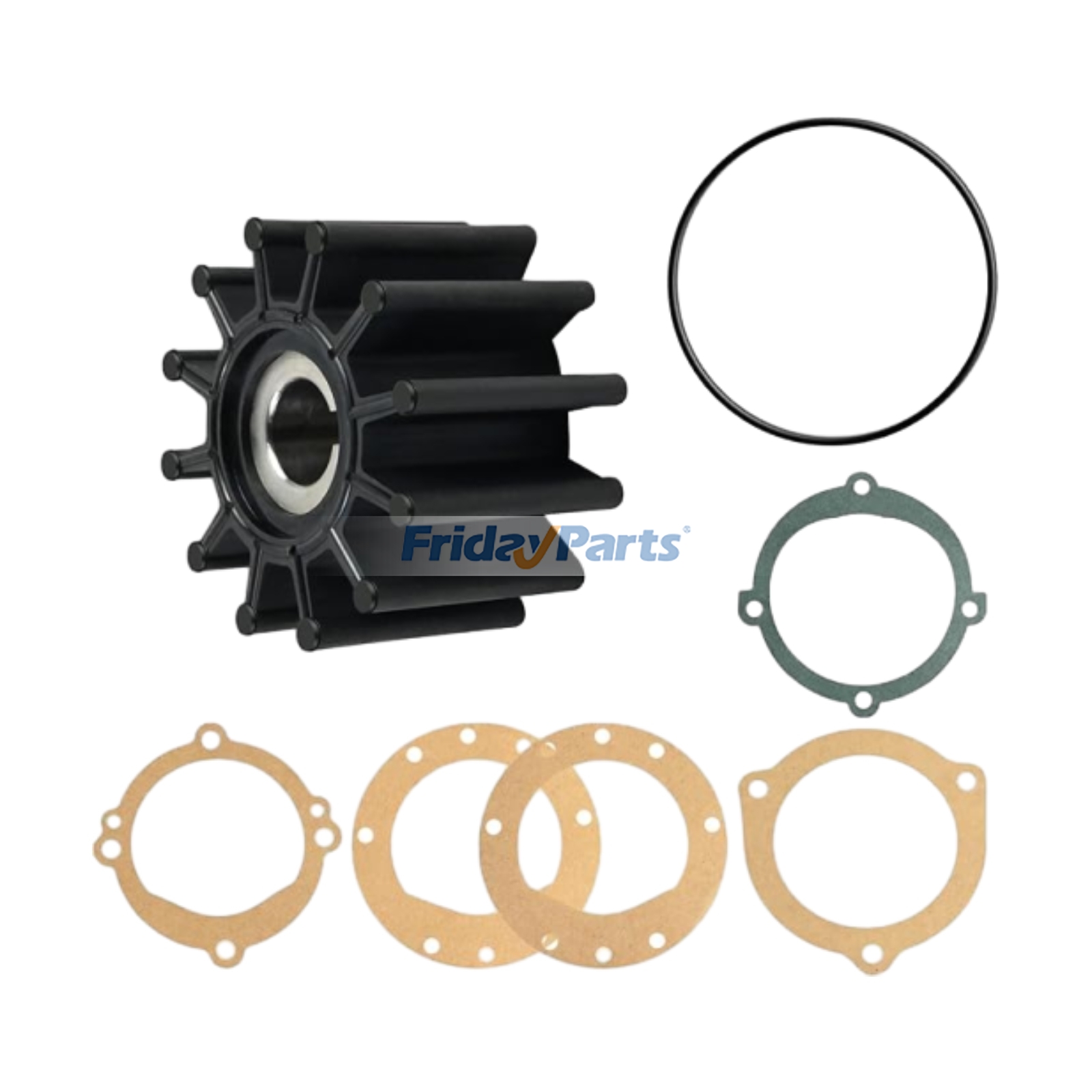 Water Pump Impeller Kit 10615K-SHW for Sherwood Pump G4 G45-1 G45-2 G5 G5-1 G50 G55-2 G56 G7 G7B G85