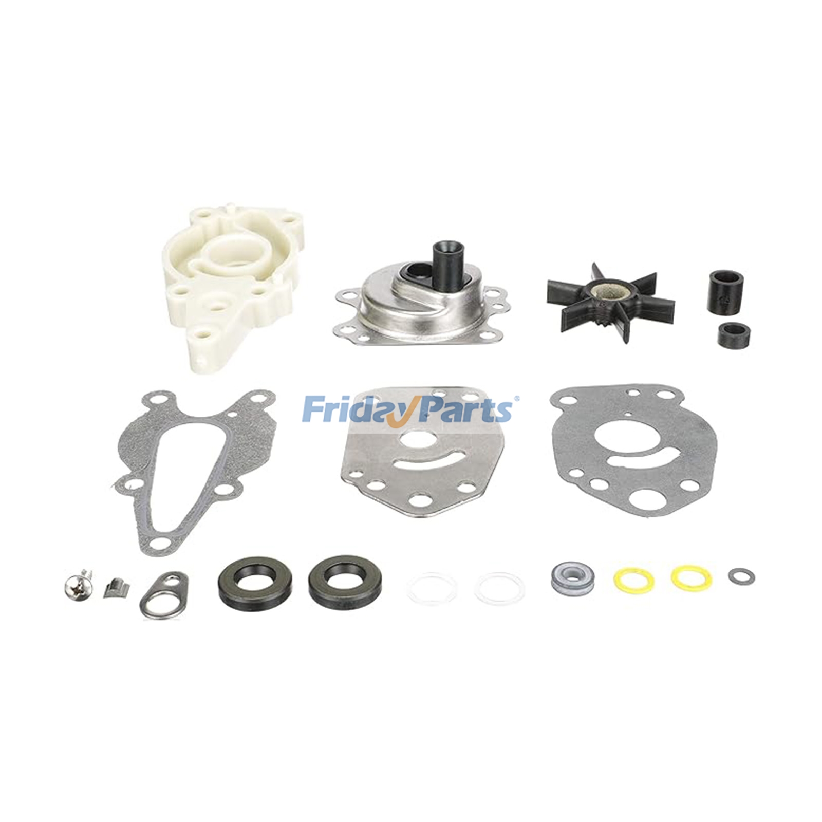 Wasserpumpen-Impeller-Kit 42089A5 für Mercury 6 PS, 8 PS, 9,9 PS, 10 PS, 15 PS 2- und 4-Takt-Außenbordmotoren