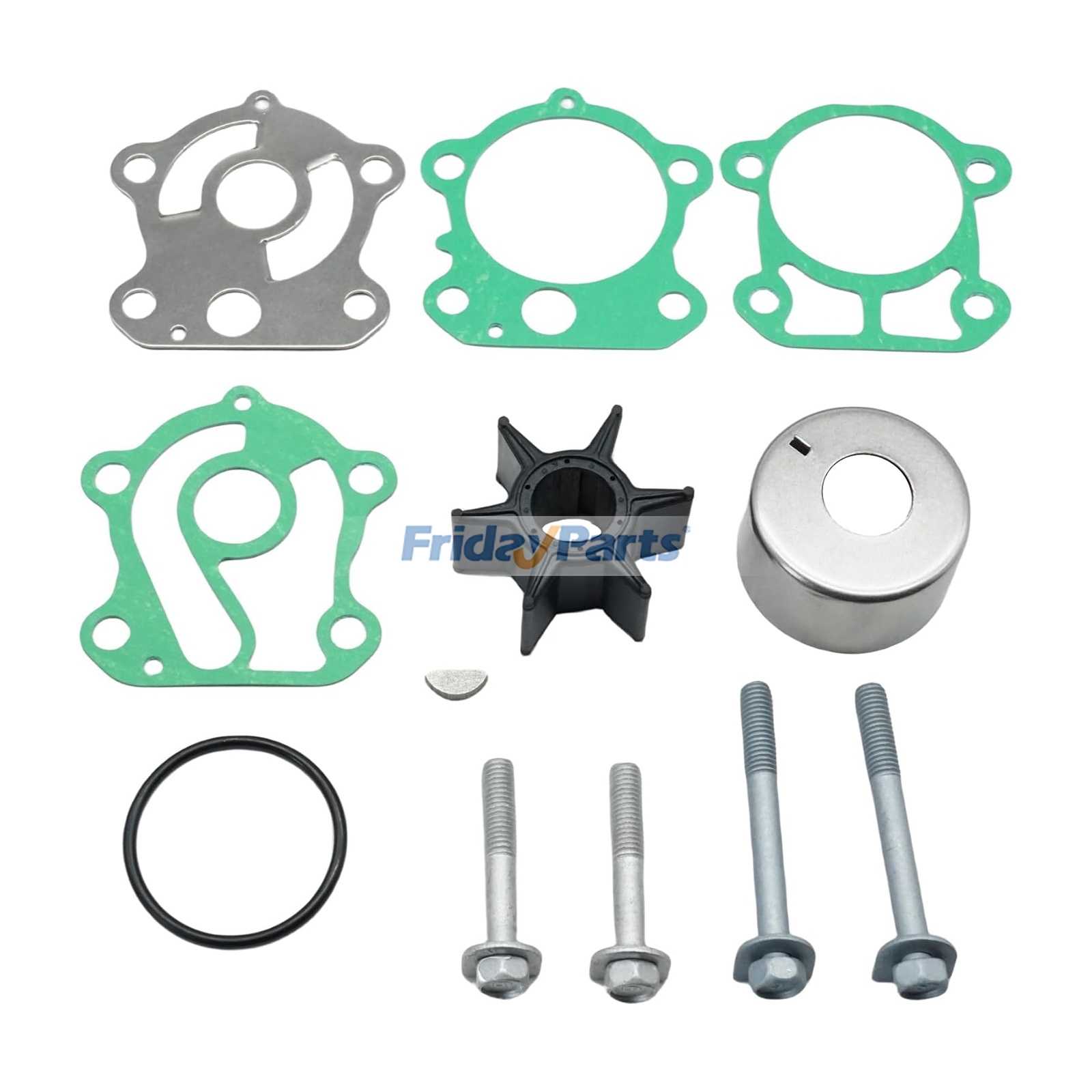 Kit de impulsor da bomba de água 692-W0078-00 688-W0078-02-00 para motor de popa Yamaha 60HP 70HP 75HP 80HP 85HP 90HP