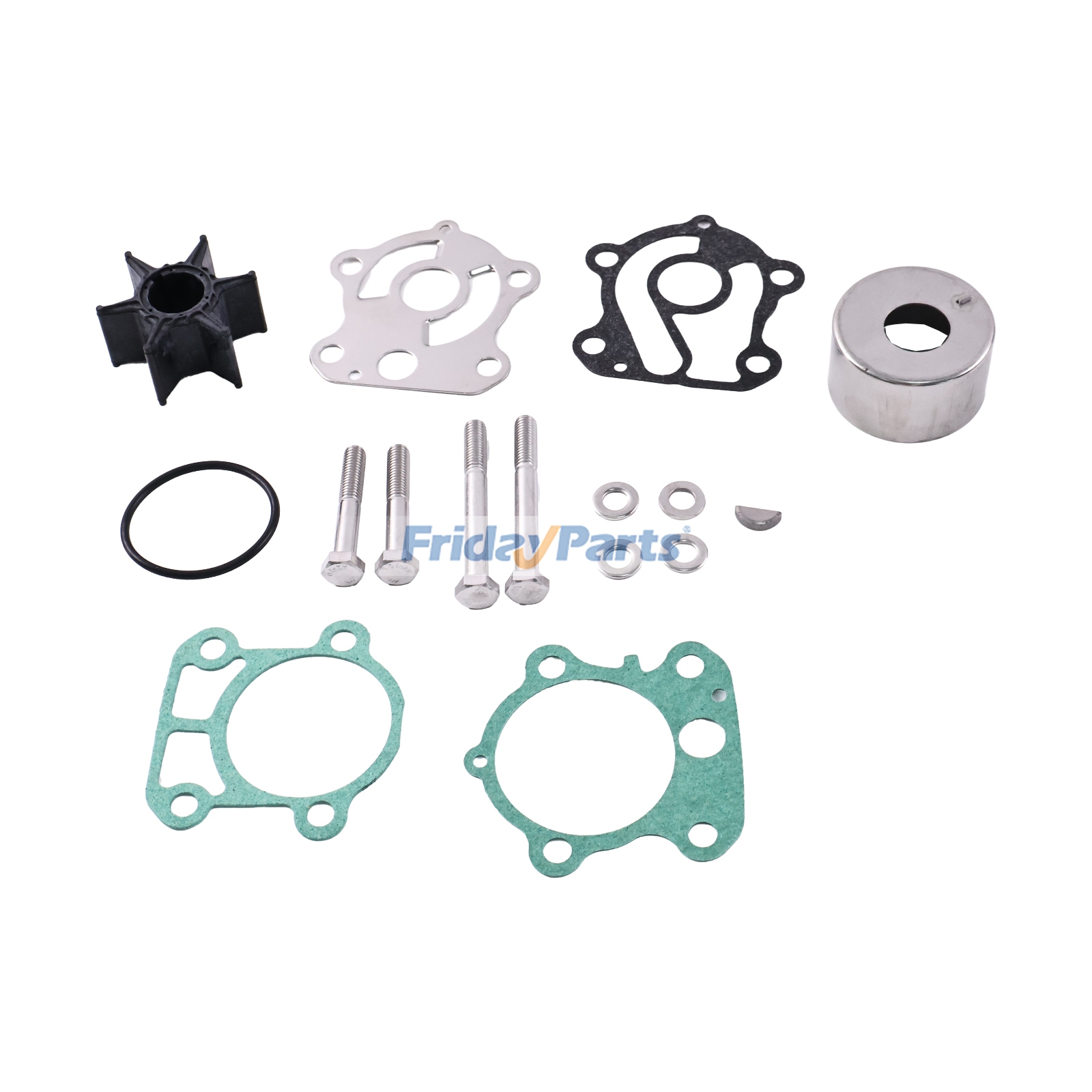 Water Pump Impeller Kit 692-W0078-00 688-W0078-02-00 for Yamaha Outboard Motor 60HP 70HP 75HP 80HP 85HP 90HP