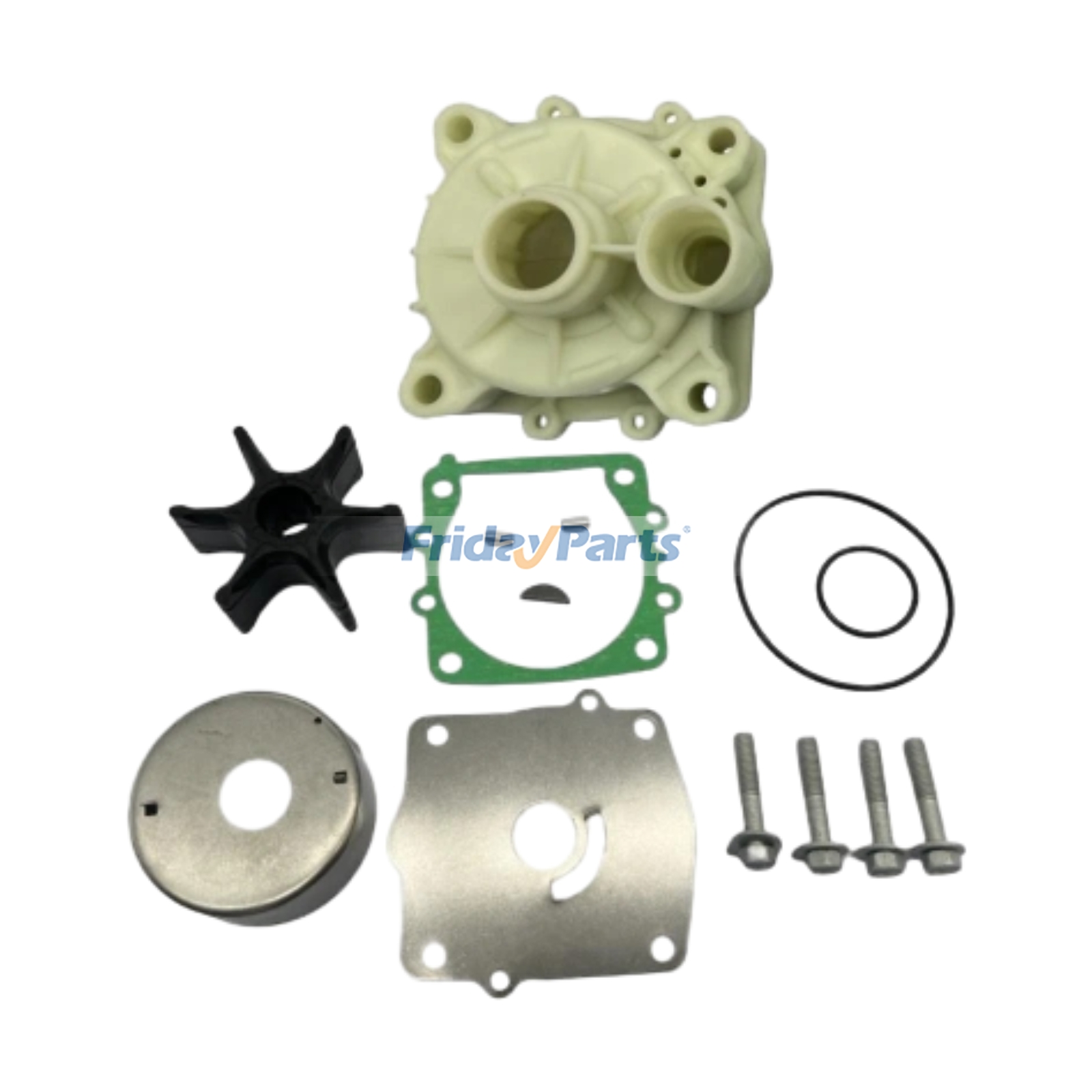 Kit de impulsor da bomba de água 6E5-W0078-01 para motor de popa Yamaha 2 tempos 115HP 130HP 1984-1994