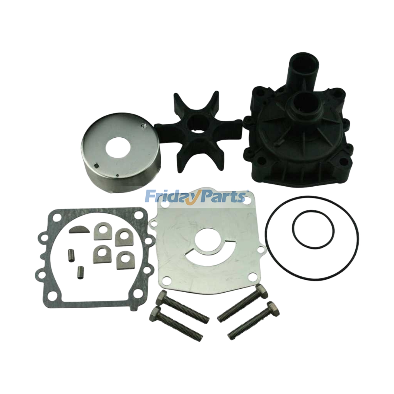 Kit de impulsor da bomba de água 6G5-W0078-01-00 6G5-W0078-A1-00 18-3301 para motor de popa Yamaha 2 tempos 150HP 175HP 200HP 225HP