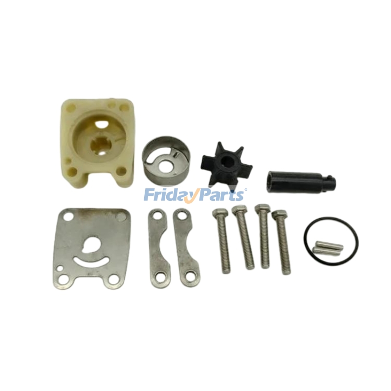 Water Pump Impeller Kit 6L5-W0078-00-00 for Yamaha 2-Stroke Outboard Motor 3HP
