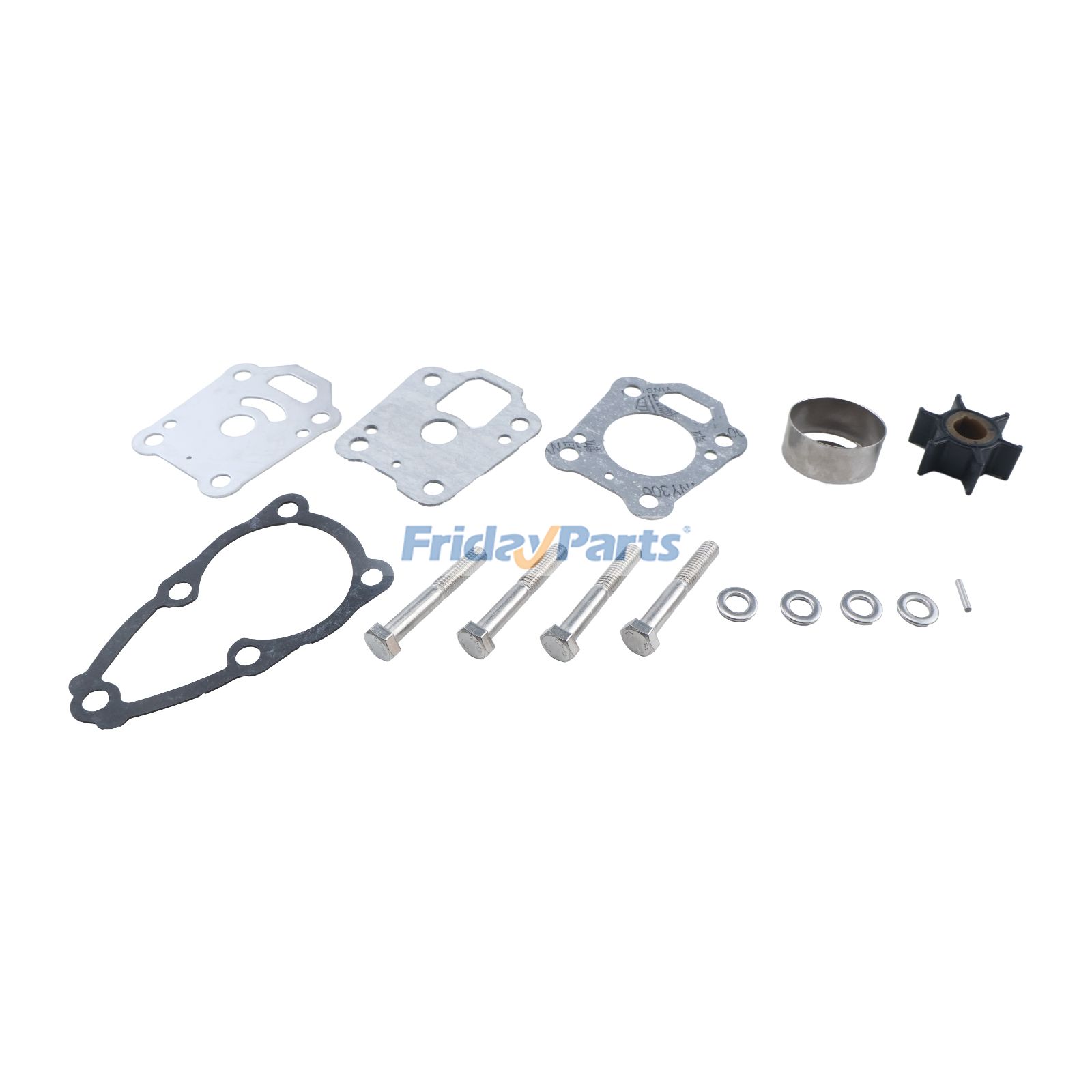 Kit de reparación de impulsor de bomba de agua 369-87322-1 para motores fueraborda Nissan Tohatsu Mercury de 4, 5 y 6 HP para Motor