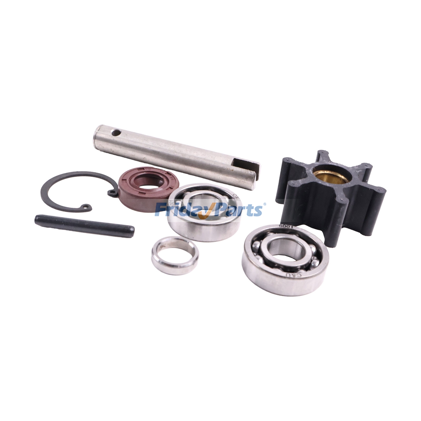 Kit de réparation de turbine de pompe à eau 875756 21951414 pour moteur Volvo Penta 2001 2001B 2002AG 2002BG 2003B 2003AG 2003Dpour